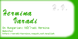 hermina varadi business card